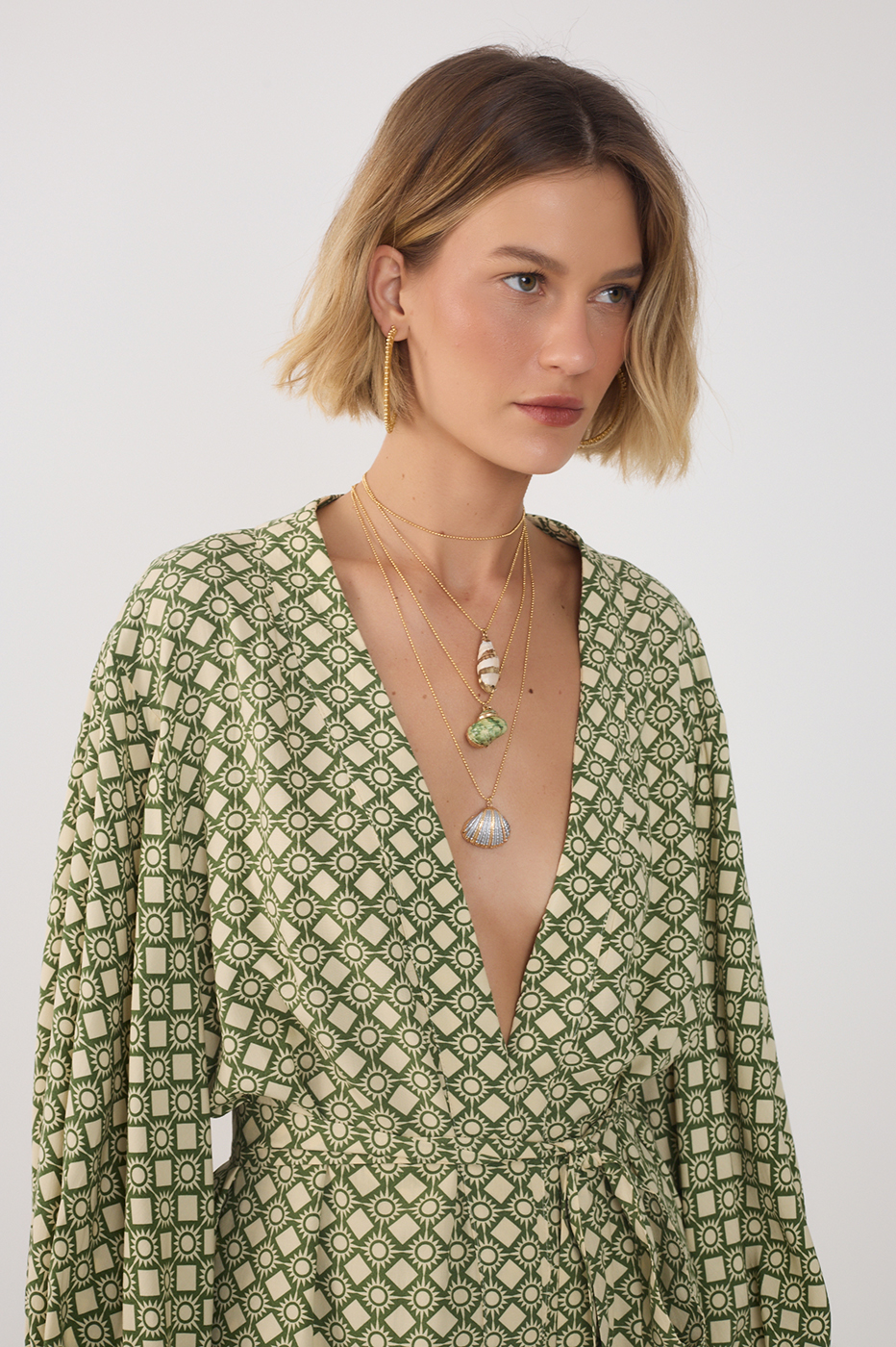 Amanhecer Print Kimono_4