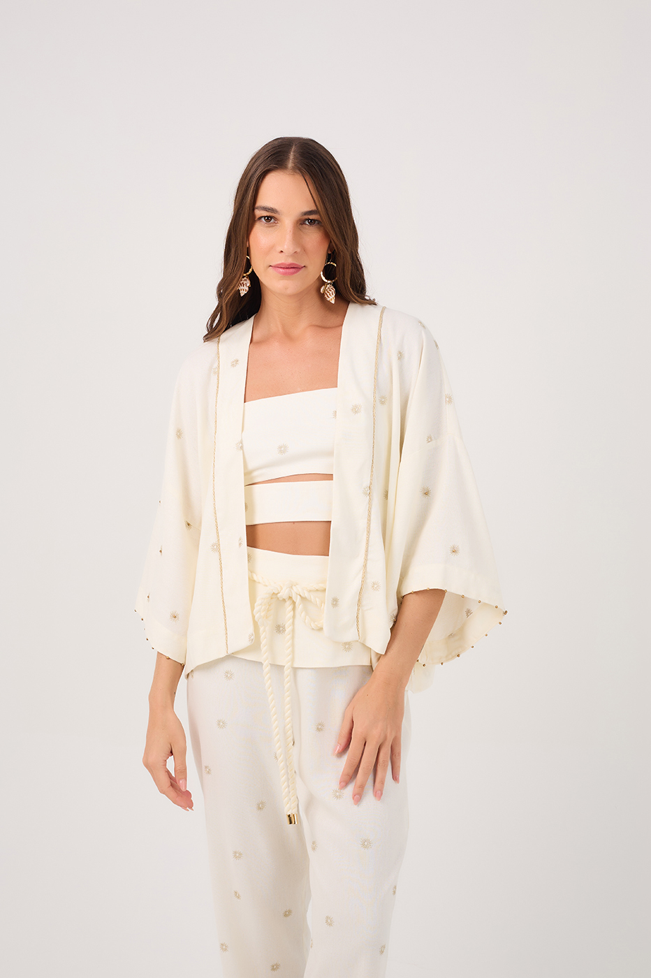 Linen Kimono Lurex Sun Embroidery_3
