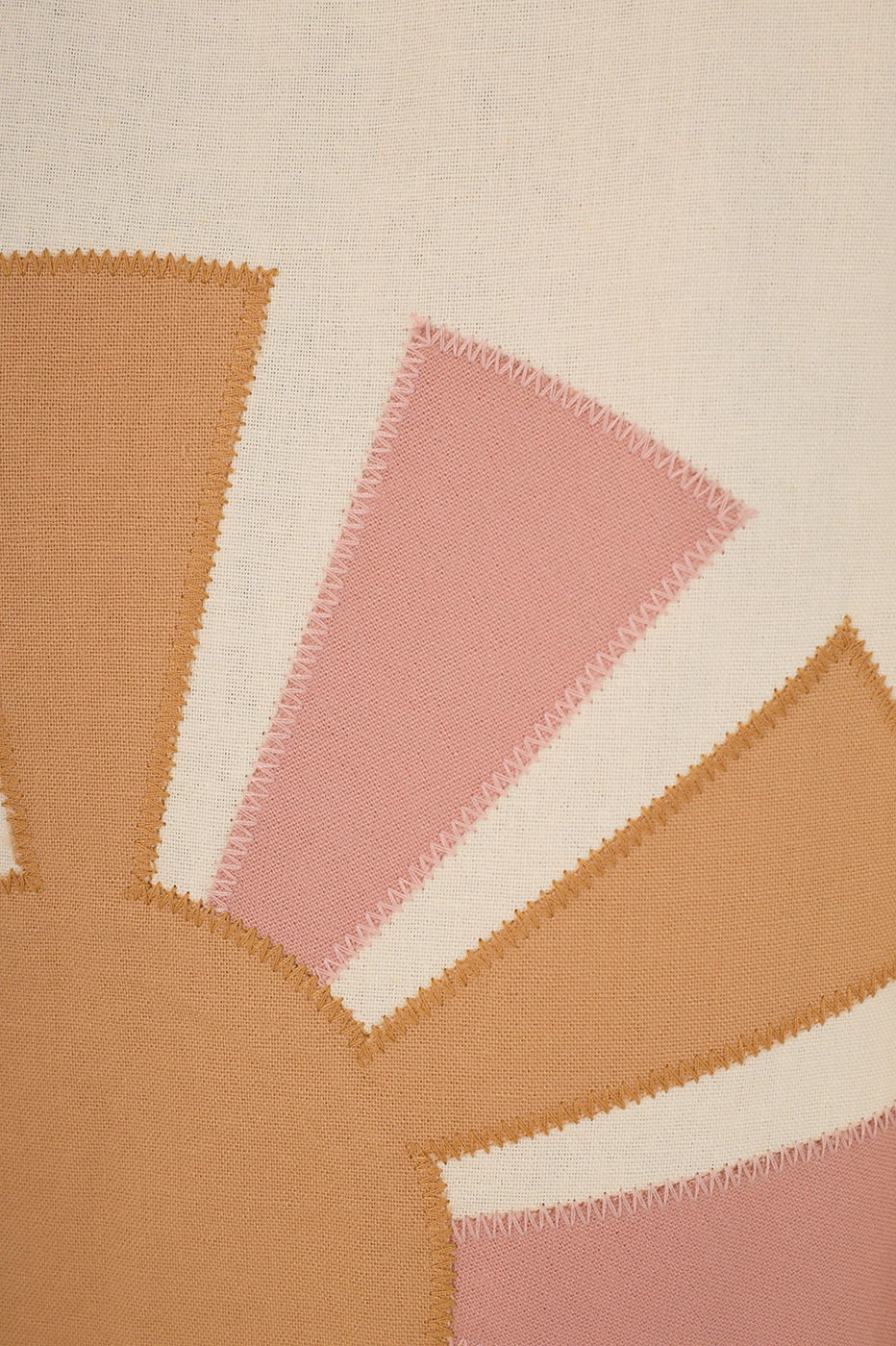 Multicolor Embroidered Open Linen Kimono